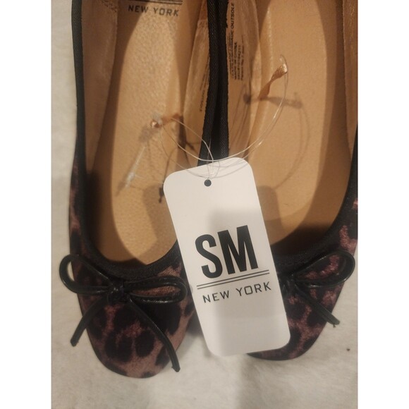 SM NewYork Steve Madden Zion Leopard Print Ballerina Flats Women's Size 6 - Picture 6 of 6